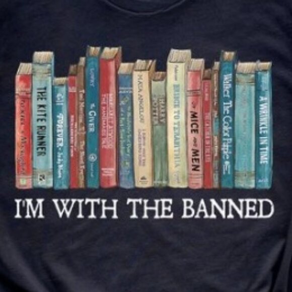 I_m With The Banned, Banned Books Shirt - Picture 2 of 3
